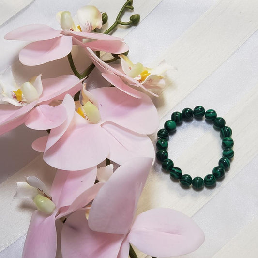 Black and Green Swirl Bracelet